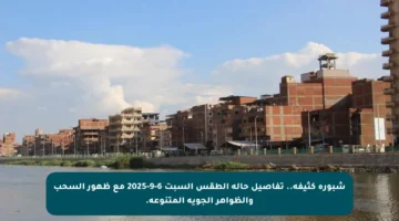 شبورة كثيفة.. تفاصيل حالة الطقس السبت 6-9-2025 مع ظهور السحب والظواهر الجوية المتنوعة.